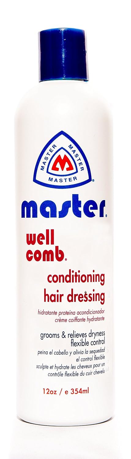 Master Well Comb Conditioning Hair Dressing, 12 Ounce