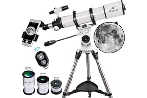 Gskyer Telescope 600x90mm AZ Astronomical Refractor Telescope for Kids, Adults Astronomy, German Technology Scope