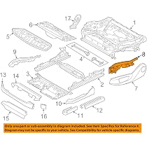 Amazon.com: BMW 52-10-7-317-459 Support for Cover, Seat Oute 