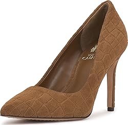 Vince Camuto Women's Savilla Pump, Fawn Suede, 5.5
