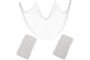 YuanDe 2 Pack Fish Net Decorations for Party