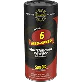 Sun-Glo Speed 6 (Medium Speed Wax) Shuffleboard Table Powder, 16 oz. Can