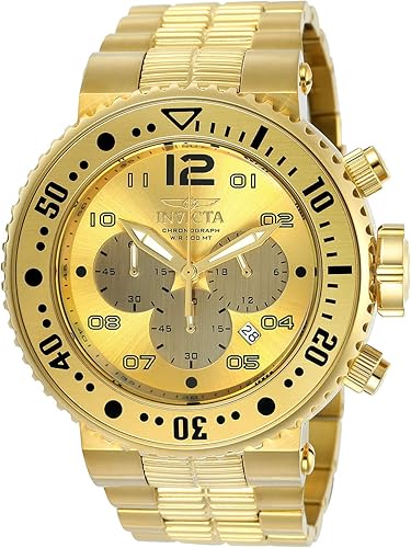 gold diving watch