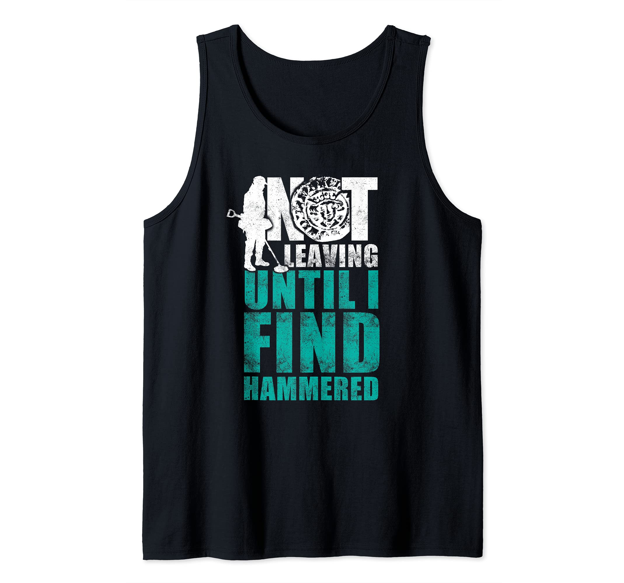 Funny hammered coin, metal detectorist metal detecting rally Tank Top