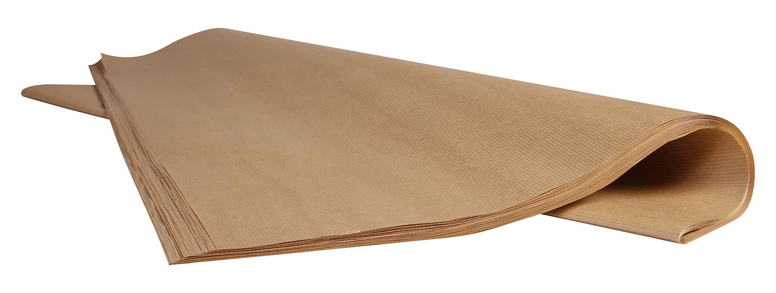 Clairefontaine - Ref 895771C - Kraft Paper (25 sheets) - 70 x 100cm Sized - Natural Brown, Smooth Side & Ribbed Side, 60gsm Paper, Acid Free, pH Neutral