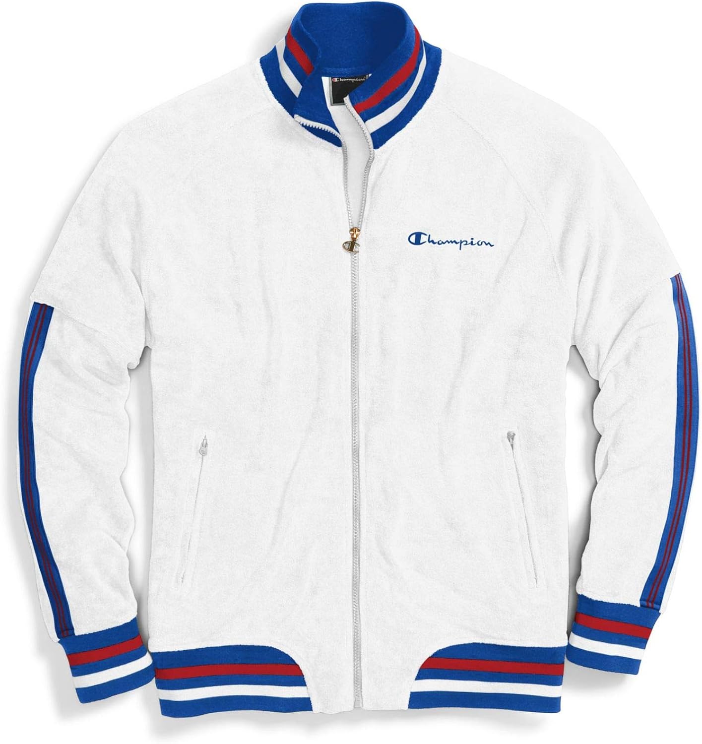 Champion LIFE Men's Terry Warm Up Jacket: Clothing