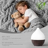 SALKING Essential Oil Diffuser 100ml Ultrasonic Auto Shut-Off Dark Wood view 6