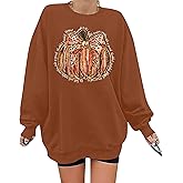 MAXIMGR Thanksgiving Sweatshirts For Women Pumpkin Sweater Fall Clothes Give Thanks To The Lord Graphic Pullover Tops