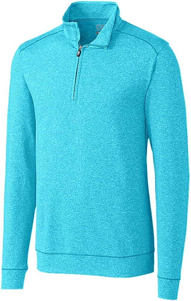 Cutter & Buck Men's Big and Tall Big & Tall Performance Shoreline Half-Zip Pullover: Clothing