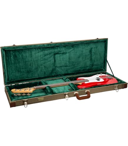 ベース Fender USA Tweed Hard Case Bass Vintage Fender Classic Series Wood Case for Precison Bass/Jazz Bass
