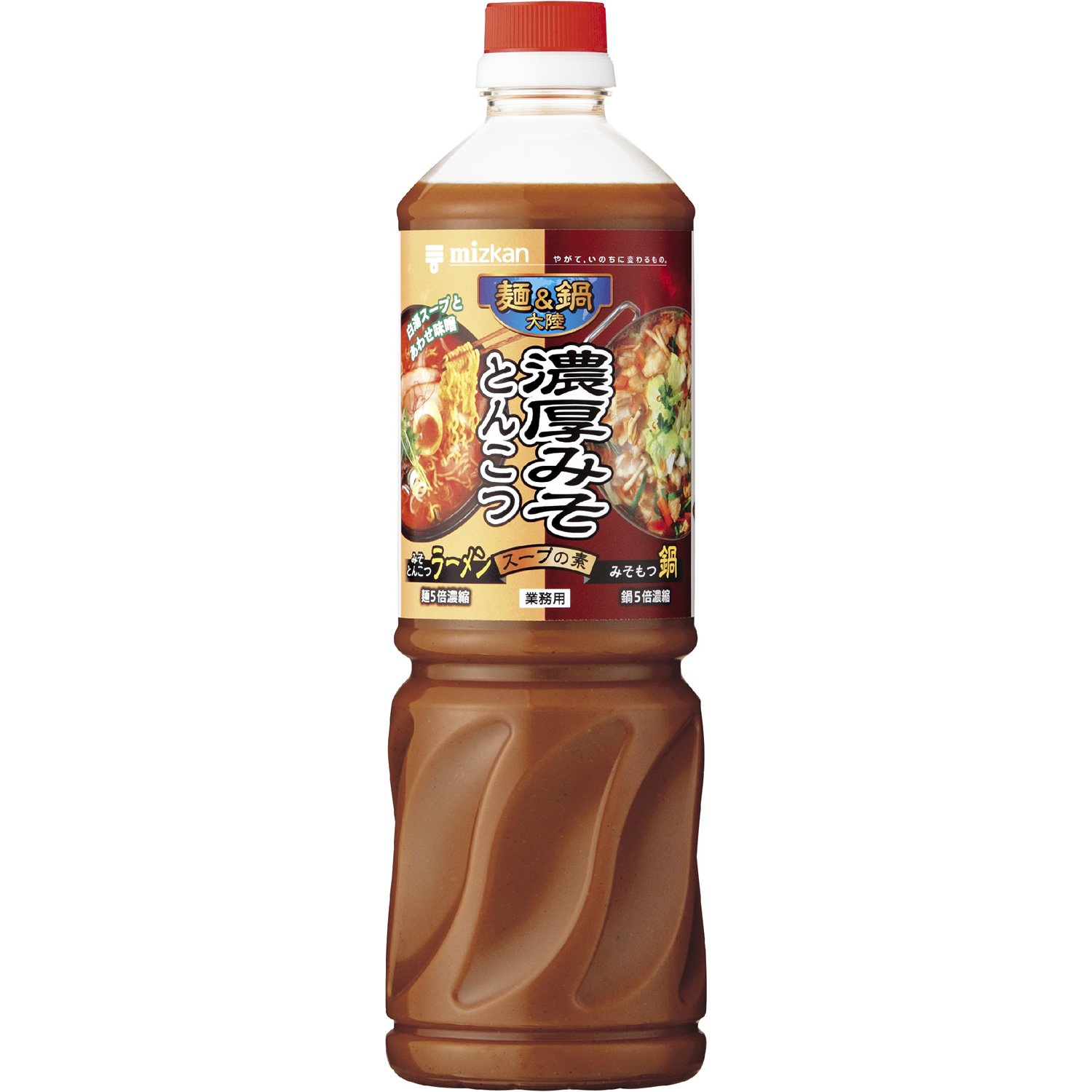 ミツカン 麺＆鍋大陸 濃厚みそとんこつスープの素 1000gの商品画像