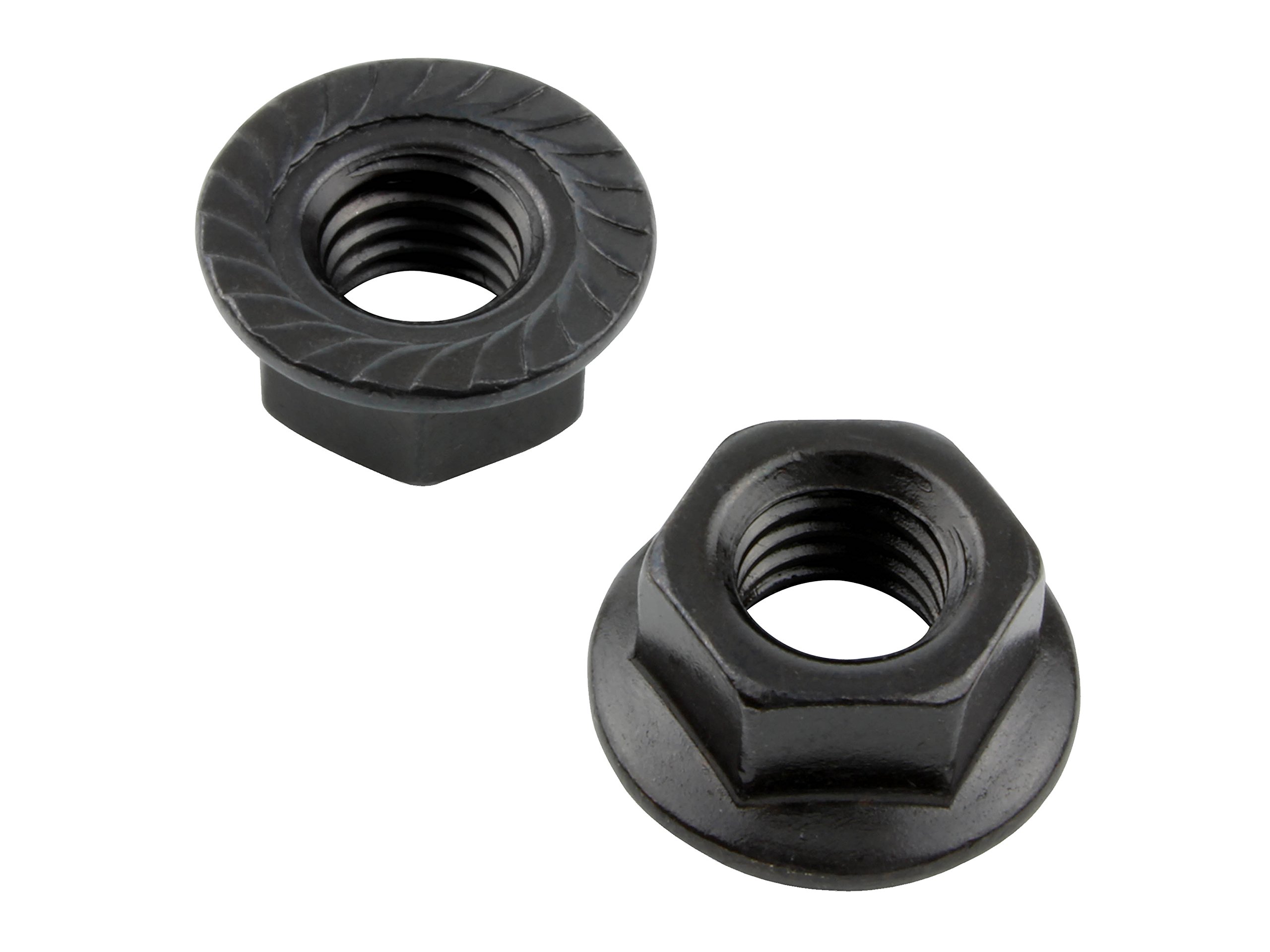 ポッシュフェイス(POSH FAITH) バイク用品 フランジ付ナットステンレス ブラック 2個入 M8 900028-K2商品画像