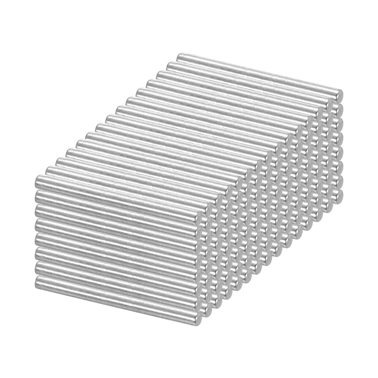 PATIKIL 304 Stainless Steel Dowel Pin 2x20 mm (5/64" Dia), 100 Pcs Hardened Metal Dowel Pins Bunk Bed Pegs Pin Replacement Hardware for Shelf Furniture Assembly DIY