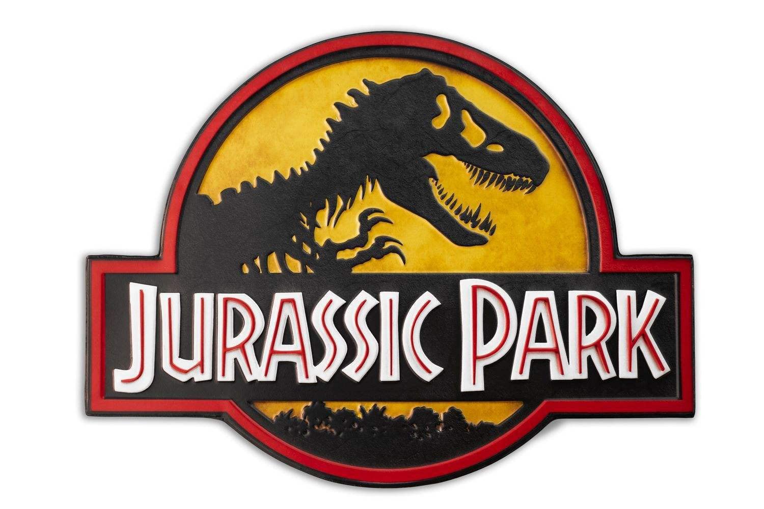 Doctor Collector Jurassic Park Metal Logo Sign/Merch
