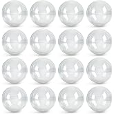 Capsule Vending Machine Translucent 2" Round Capsules Empty - 50 pcs | Gumball Machine Capsules Bulk Party Favors Containers - Easter Basket Stuffers Gifts Pinata Stuffers DIY Craft Supplies