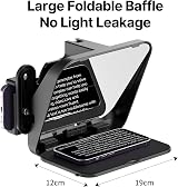 ULANZI RT02 Universal Teleprompter for Tablets Smartphones w/ Remote Control view 8