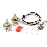 The Art Of Tone Precision Bass Wiring Kit - CTS 250k Potentiometers, .047uF Orange Drop Guitar Capacitor, Gavitt 22 AWG Cloth Wire