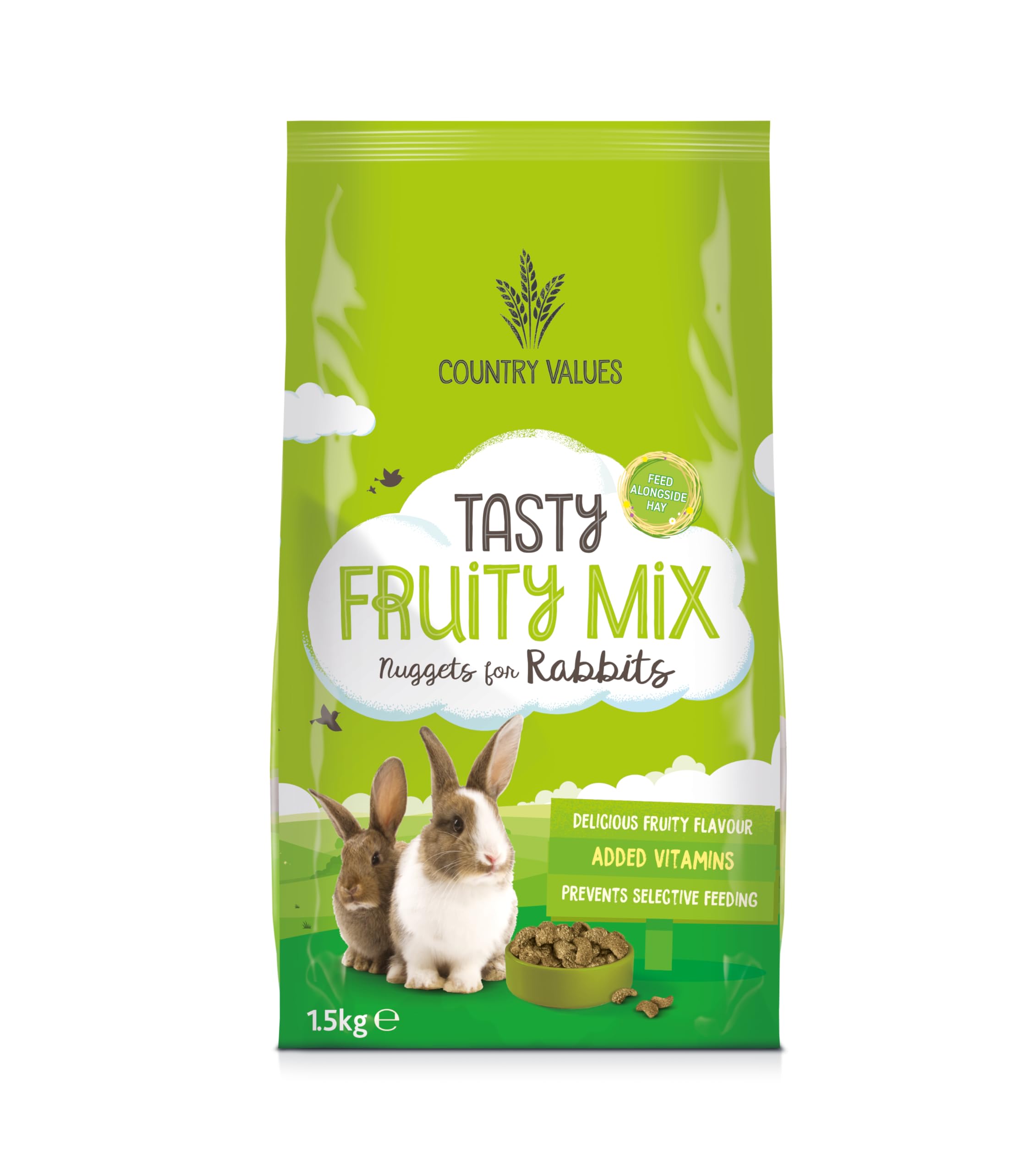Country Value Fruity Nuggets for Rabbits, 10kg