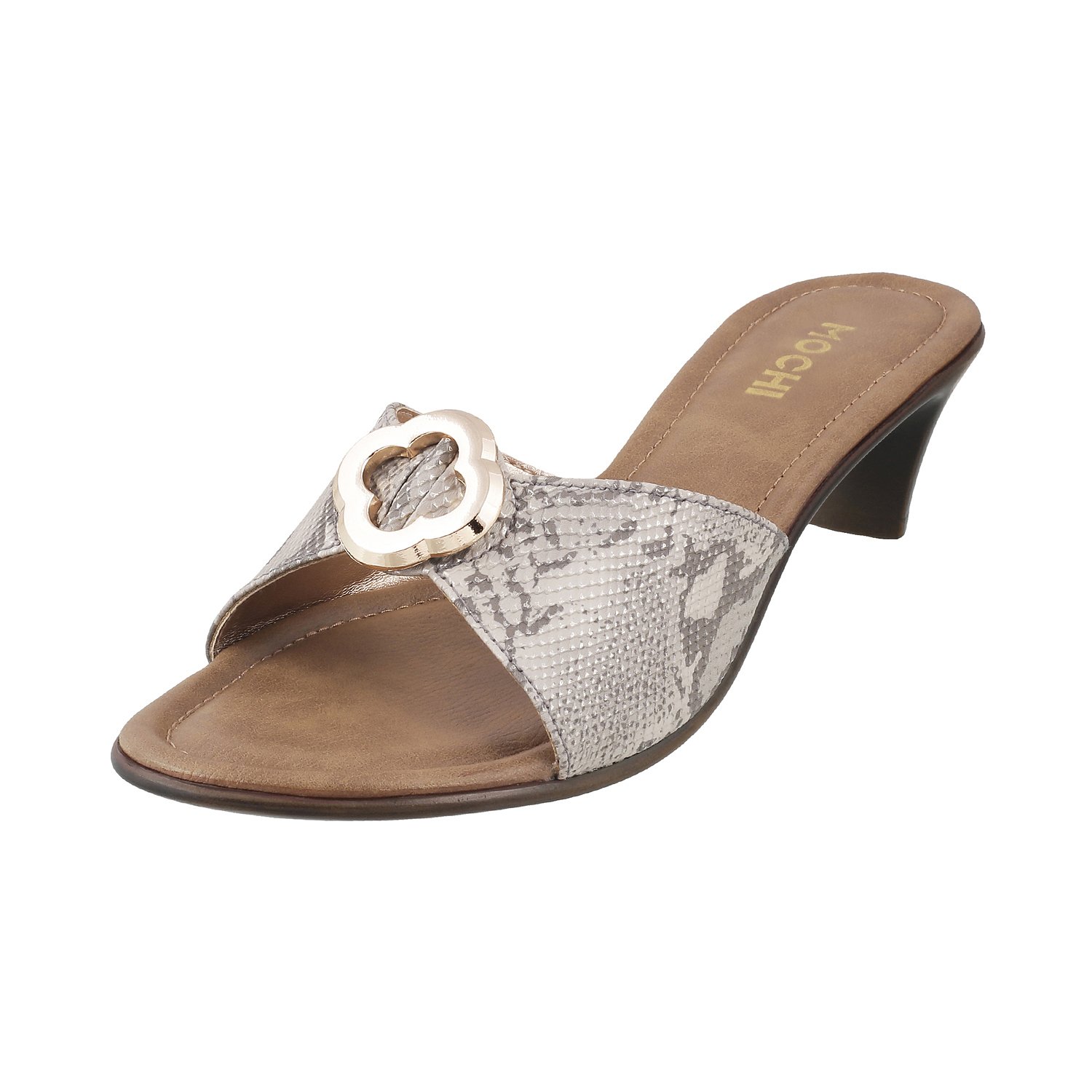 mochi women black synthetic mules ( 41-3409 )