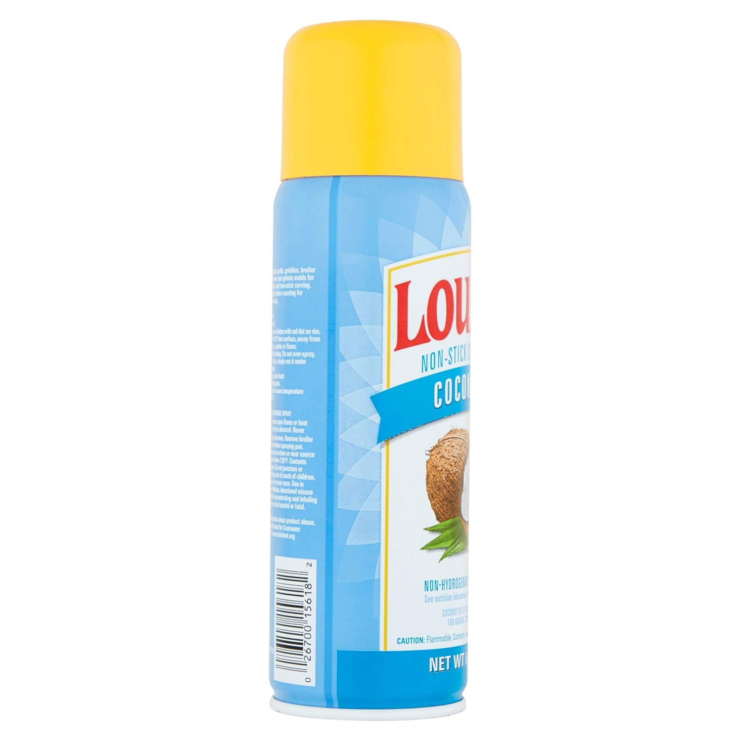 LouAna Aceite de coco antiadherente spray de cocina, 6oz ...