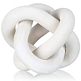 Yalikop 3 Link Wood Knot Decor - Hand Carved Coffee