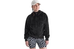 THE NORTH FACE Girls' Osito Full Zip Hoodie | Fleece Hooded Jacket With Hand Pockets & Durable Ribbed Collar