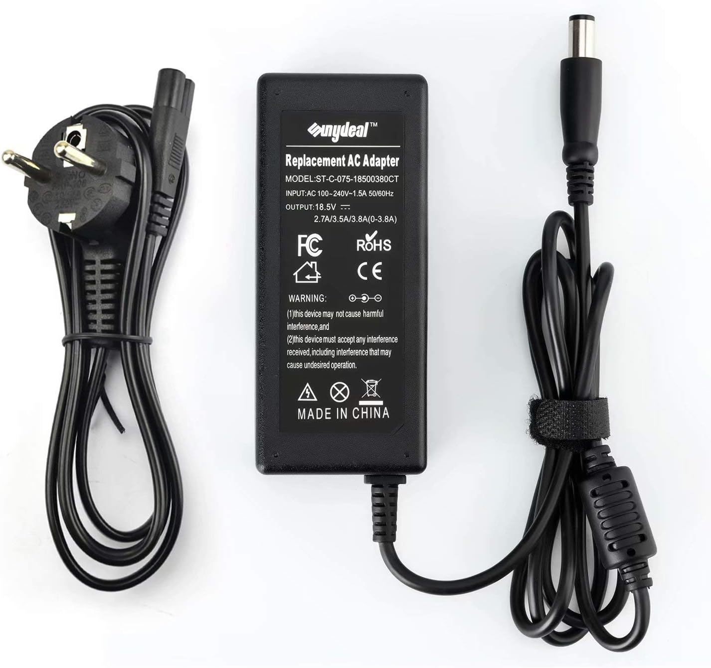 SUNYDEAL 65W Cargador Adaptador de Corriente para HP 255 250 450 455 612 640 645 650 745 820 840 SUNYDEAL 65W Cargador Adaptador de Corriente para HP 255 250 450 455 612 640 645 650 745 820 840