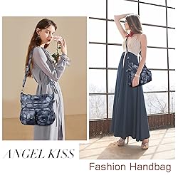 Angelkiss Women's Soft PU Leather Shoulder Handbag