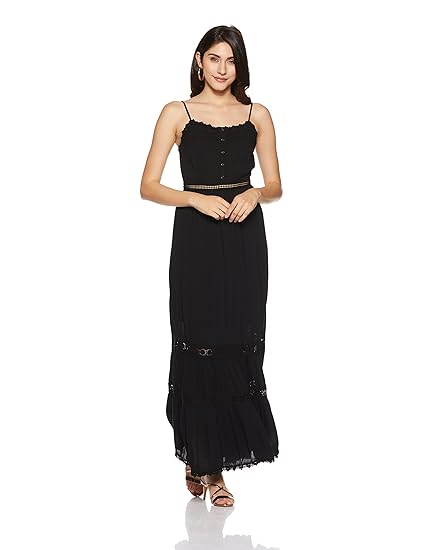 forever 21 black maxi dress