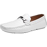 Jousen Men's Loafers Crocodile Printed Casual Loafers for Mens Slip On Shoes
