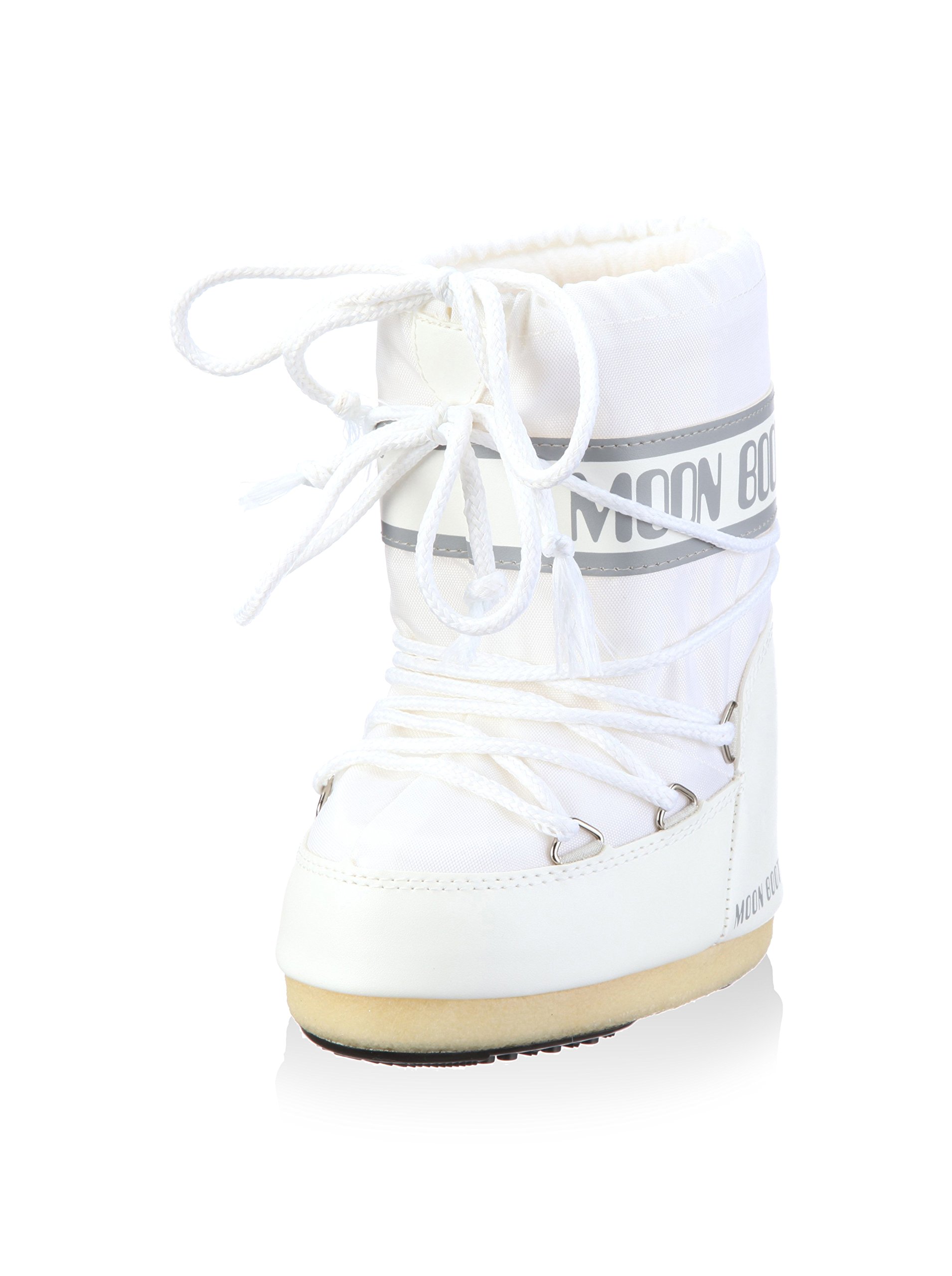 Moon Boot Nylon Unisex-Adult Snow Boots, White (Bianco), 6-7.5 UK (39-41 EU)