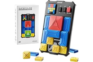 GiiKER Super Slide Puzzle Games, Original 500+ Challenges Brain Teaser Puzzle, Toys for Kids Teens, Travel Games Birthday Gif