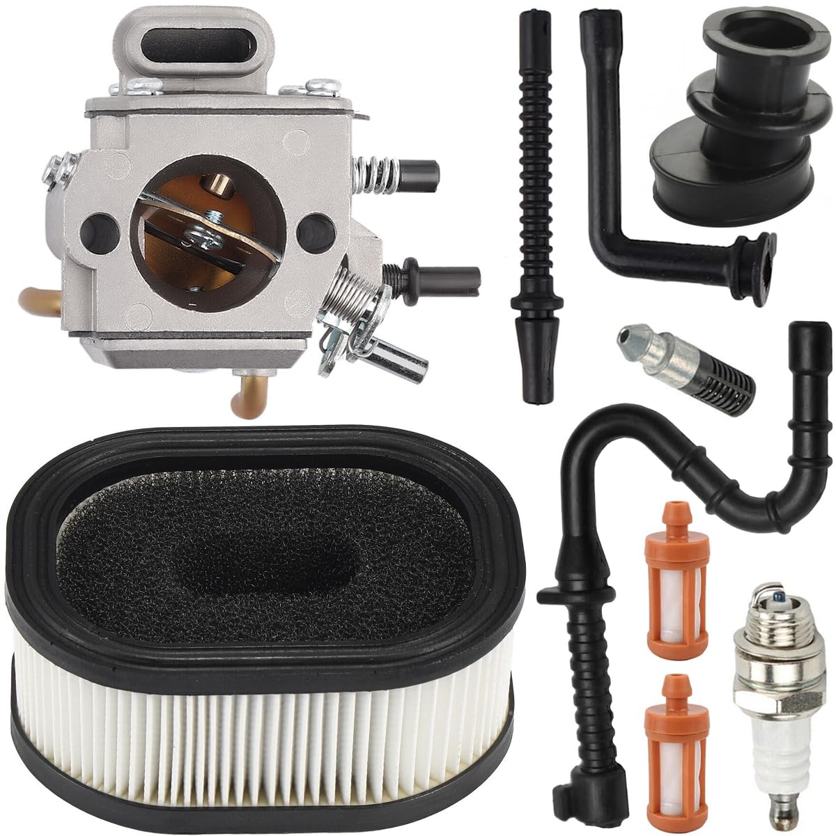 ZAMDOE Carburetor for Stihl 044 046 MS 440 MS 460 Chainsaw Replaces 1128 120 0625 with Air Filter Spark Plug Fuel Hose Fuel Filter Oil Filter