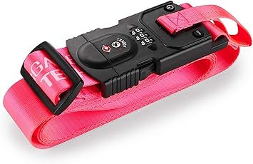 tsa approved locking luggage straps