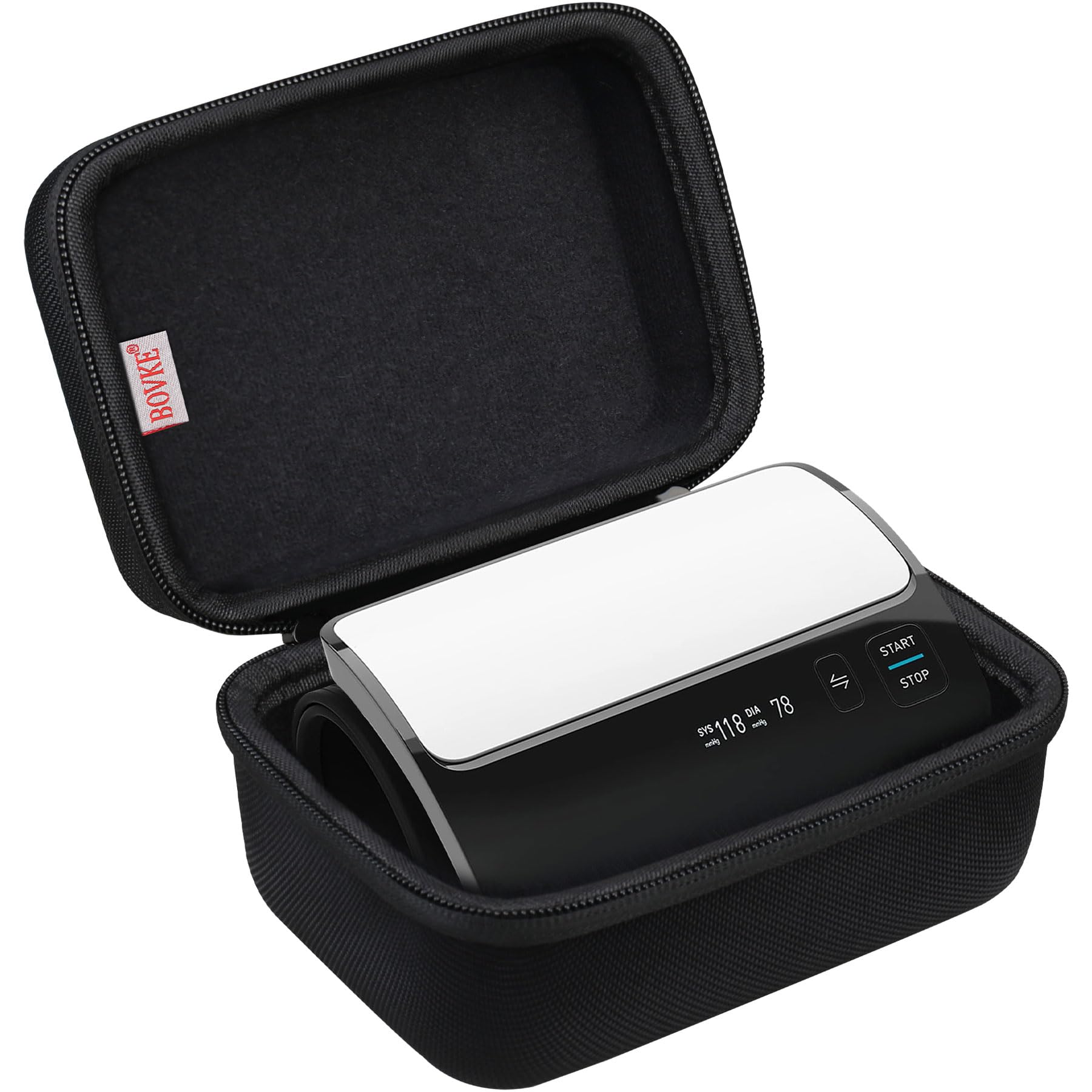 Photo 1 of BOVKE Carrying Case for OMRON Evolv Bluetooth Wireless Upper Arm Blood Pressure Monitor, BP7000 One-Piece Design Portable OMRON BP Monitor Storage Bag, Black