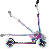 HTI ATOM Neochrome Light-Up Inline Scooter 2-Wheel 67–77cm Handle 50kg view 4