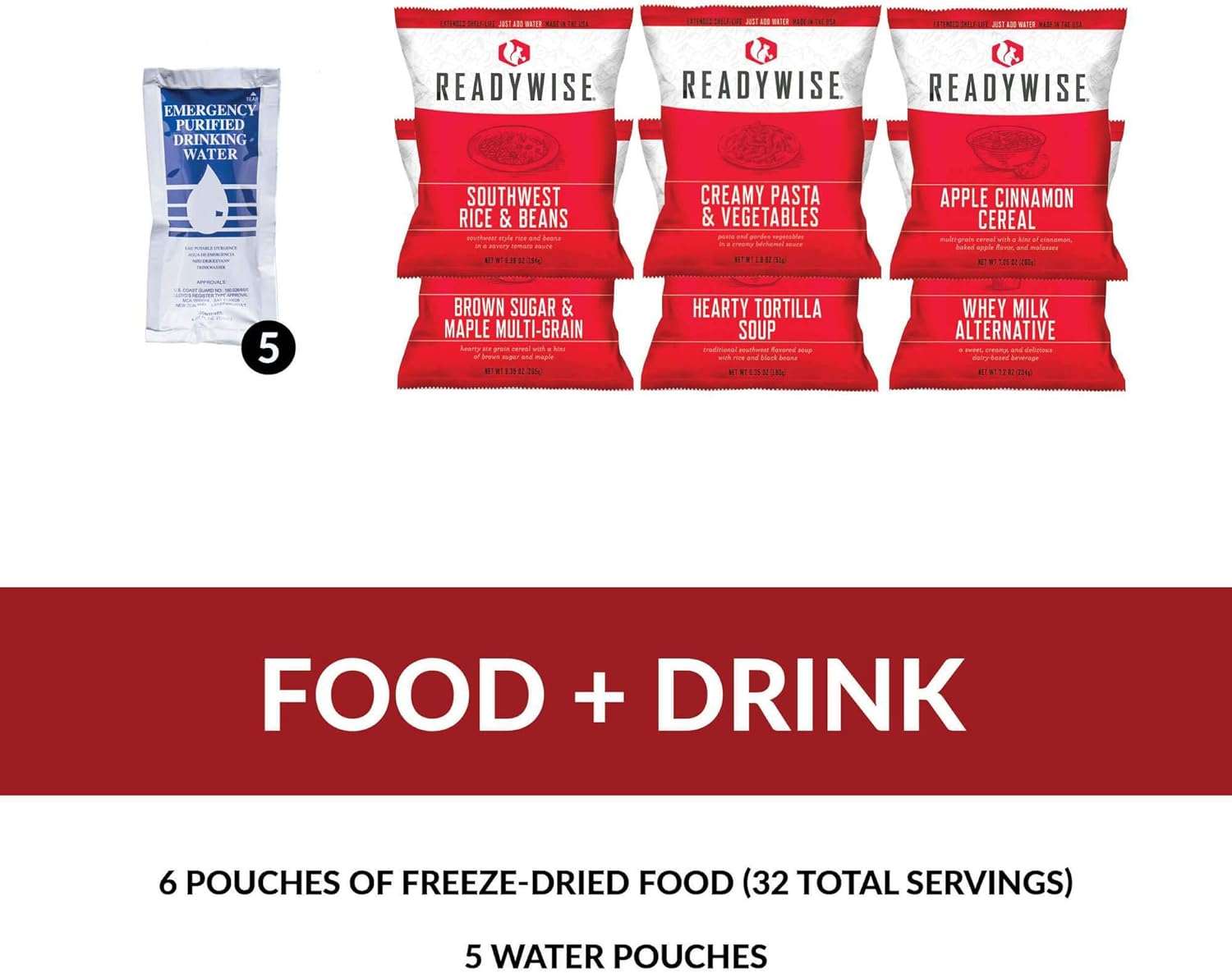 wise five day emergency backpack