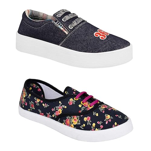 multicolor canvas shoes