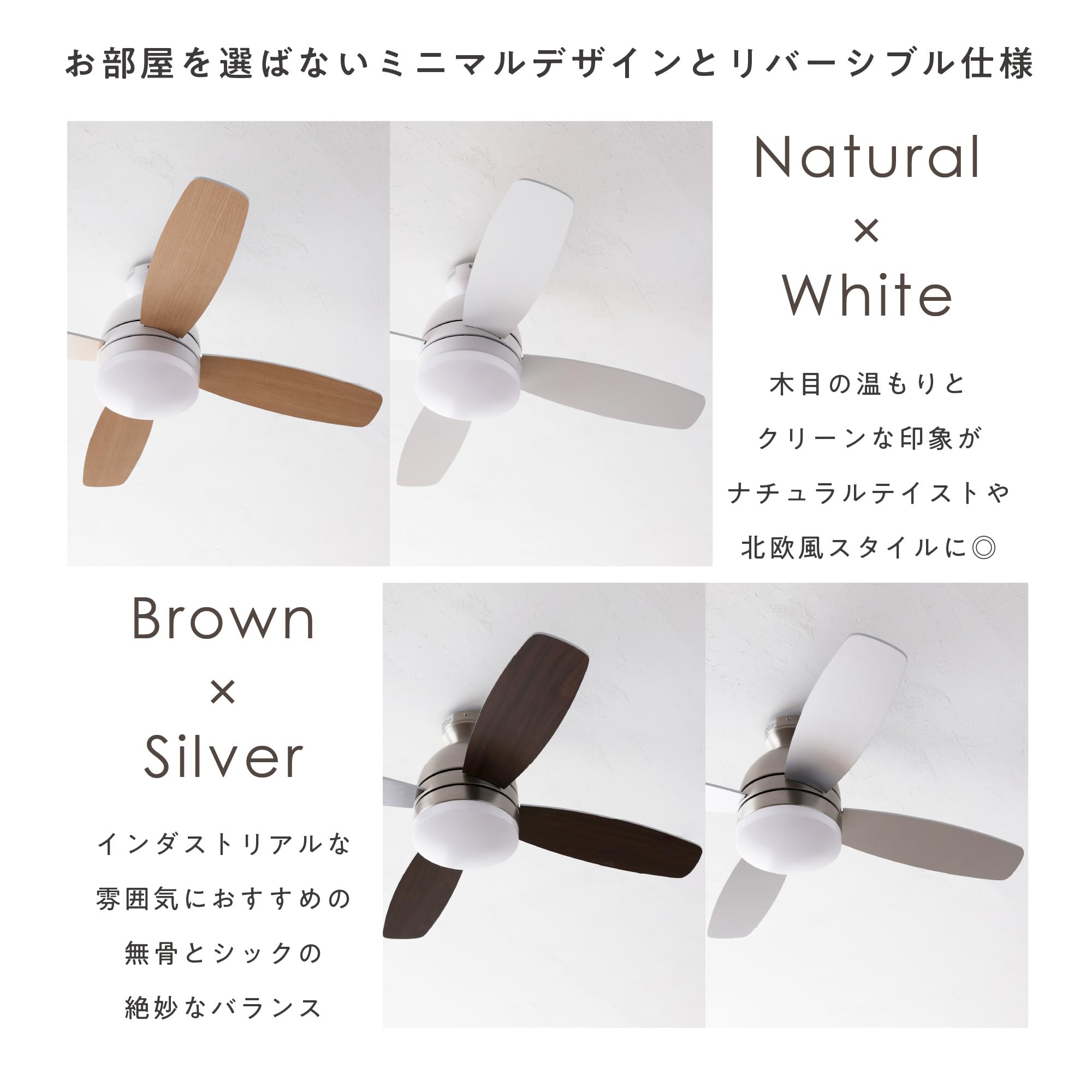 VENTOTA ForteBR vo404912 Ceiling Fan Light with Remote Control LED Dimmable Timer Air Flow Control Fan Light