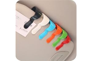 YOUNGFLY Sunglasses Holder for Car Visor, Leather Sunglasses Case with Lid, Magnetic Sunglass Organizer for All Car Models