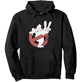 Ghostbusters Distressed Logo Ghostbusters II Retro Movie Pullover Hoodie