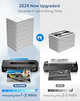 MAXDONE A4 Laminator 9in 4 in 1 with 30 Pouches Paper Cutter Corner Rounder view 2