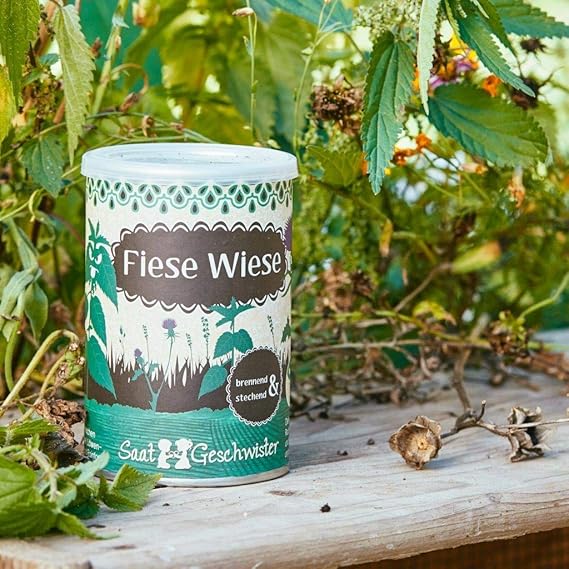 Die Stadtgärtner Streuwiese | Fiese Wiese | Samen-Mischung mit Distel, Löwenzahn & Brennessel