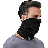 gyprprer 100% Merino Wool Ski Neck Gaiter Winter Neck Warmer for Women and Men