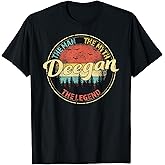 Deegan The Man The Myth The Legend Personalized Name T-Shirt