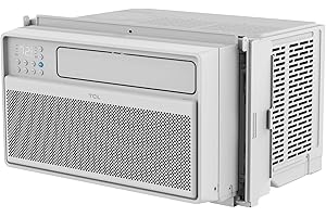 TCL H8W25WQ 8,000 BTU Q-Series Smart Inverter AC, Ultra-Quiet, EZ Install, Open-able Window, 35% Energy Saving, Compatible with Alexa/Google Assistant, Cools up to 350 Sq. Ft, White