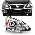 AKKON - For 13-15 Altima 4 Doors Sedan Halogen Type Headlight Lamp Passenger Right Side Direct Replacement