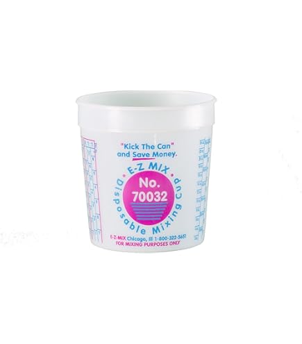 Amazon.com: E-Z MIX 70003 1/4 Pint Cup (Plastic), 200 Pack