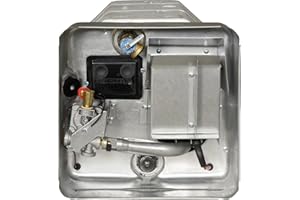 Suburban - SW10DE LP Gas & Electric 10 Gal Direct Spark Ignition Tank-Type RV Water Heater (16-7/32" X 16-7/32" X 20-1/2")