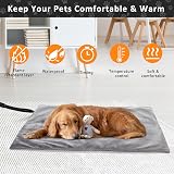 Helining Dog Heat Pad 40x70cm with 5 Timer 7 Temp Settings Waterproof Cover view 6